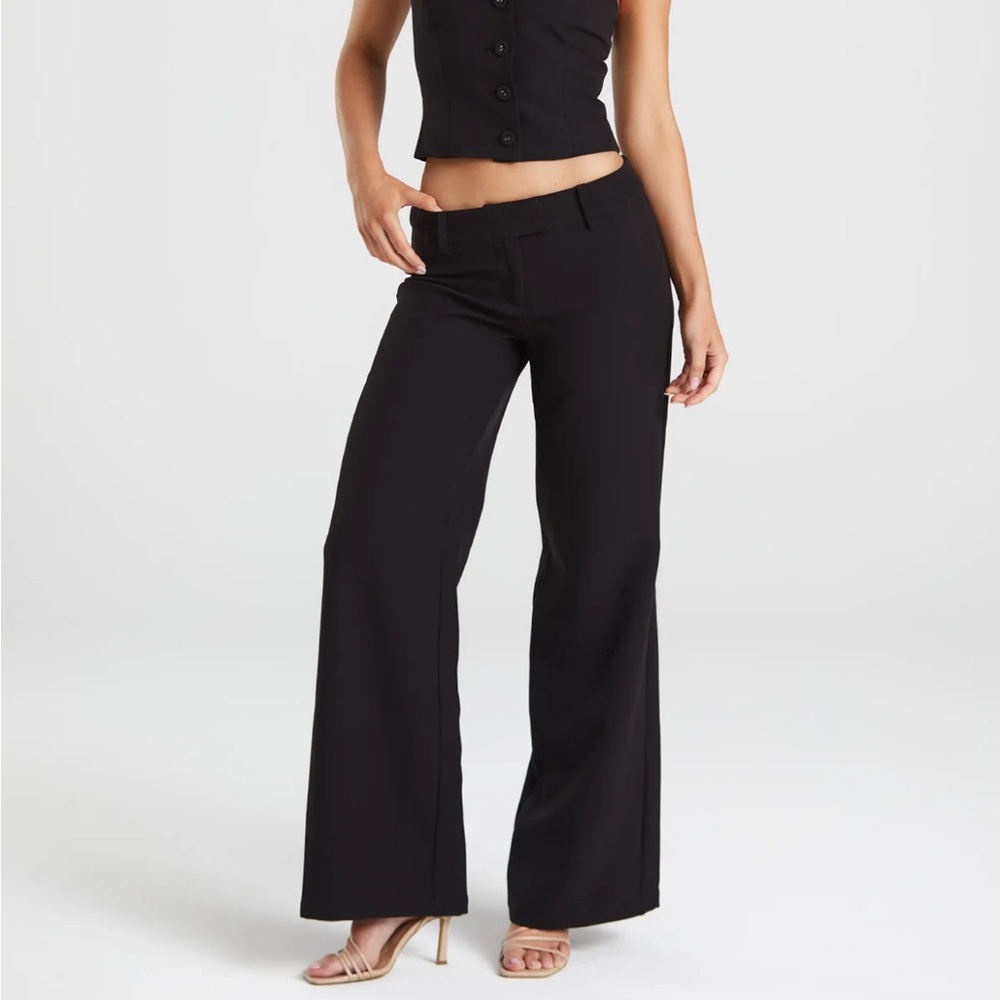 Sasha Therese Alina Tailored Pants Black